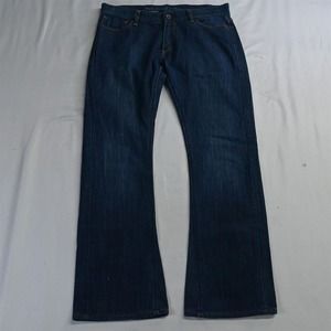 Levi's 10 / 30‎ Tilted Bootcut Flap Pocket Dark Wash Stretch Denim Womens Jeans